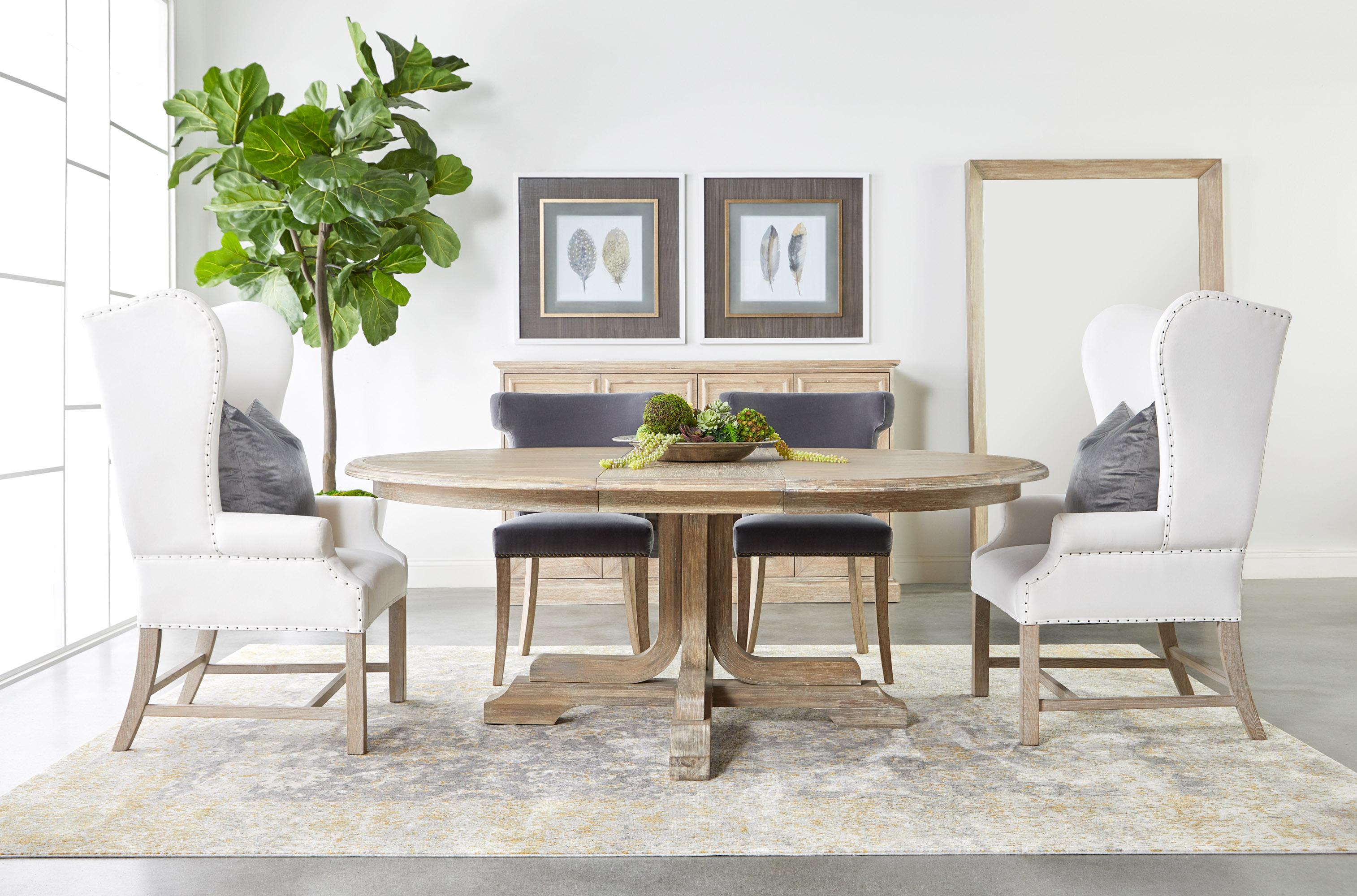 60 inch round dining table with extension discount